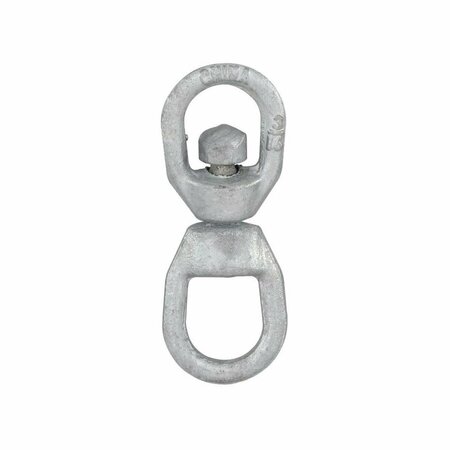 NATIONAL & SPECTRUM 0.1875 in. Stainless Steel Swivel, 5PK 110275